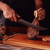 Faca para Carne em Aço Inox Escurecido 38,5cm Tramontina - Ela Decora